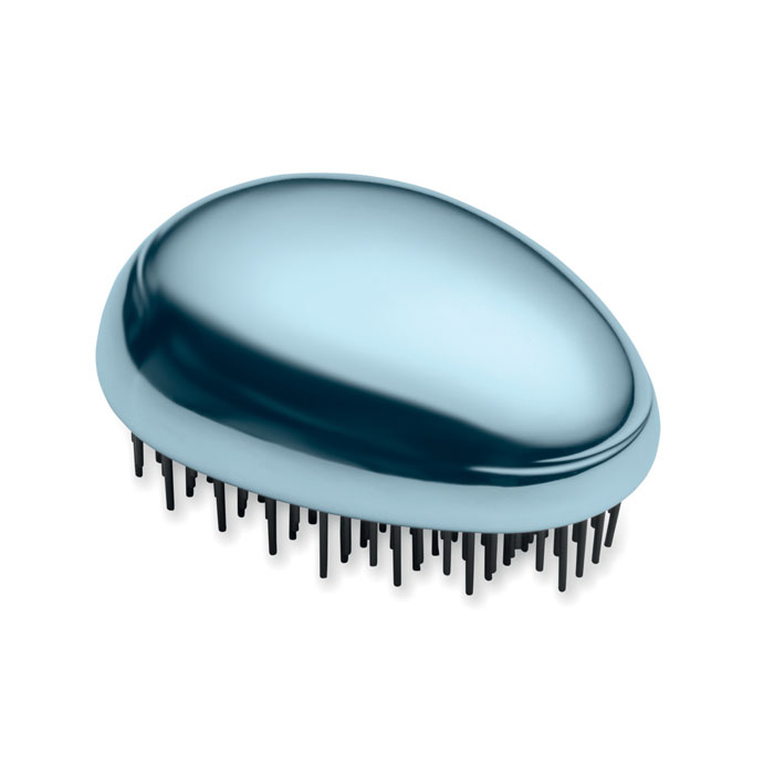 Brosse démêlante publicitaire pour cheveux Brush bleu bébé
